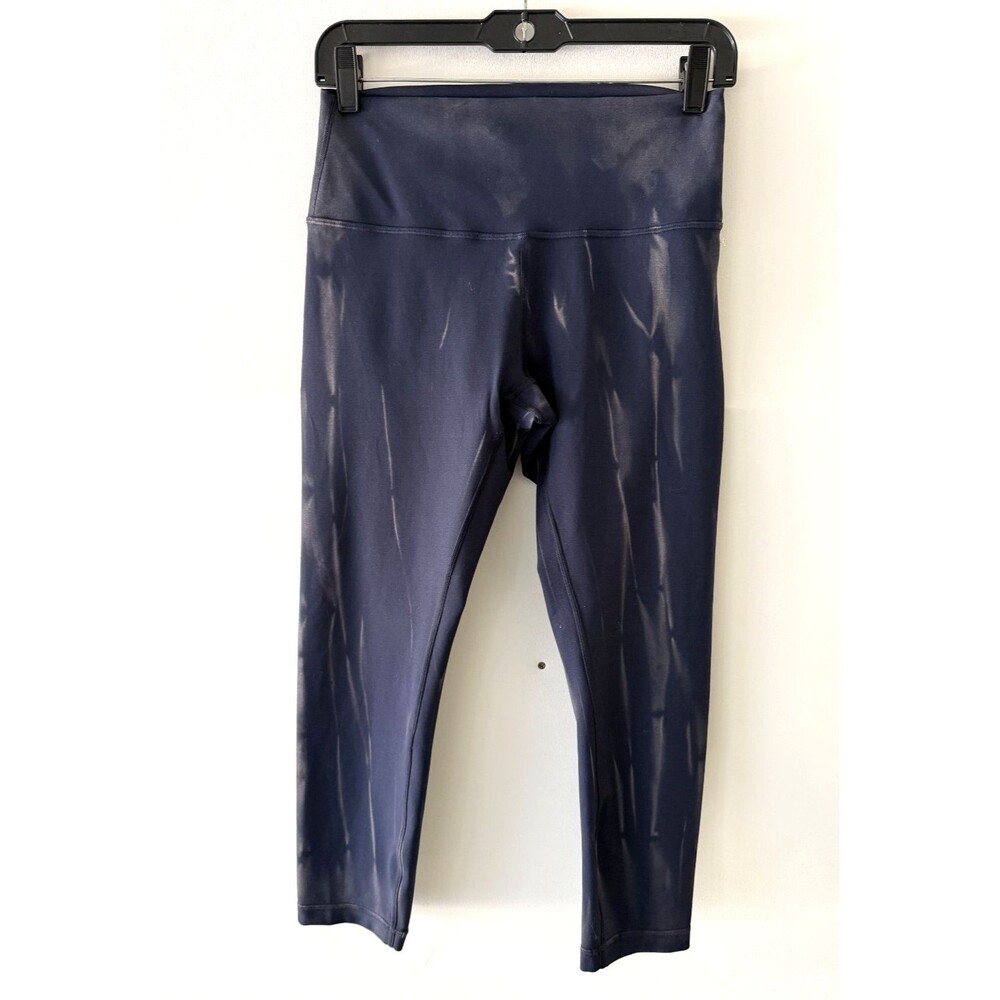 Lululemon Leggings Womens 8 Align High Rise Crop 23" Sun Bleached Navy Blue